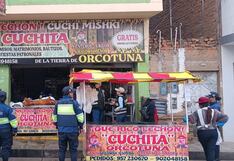 Incautan más de 120 kilos de lechón insalubre en establecimientos de El Tambo