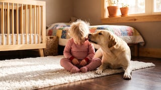 ¿Qué debes saber antes de adoptar un perro si tienes un bebé en casa?