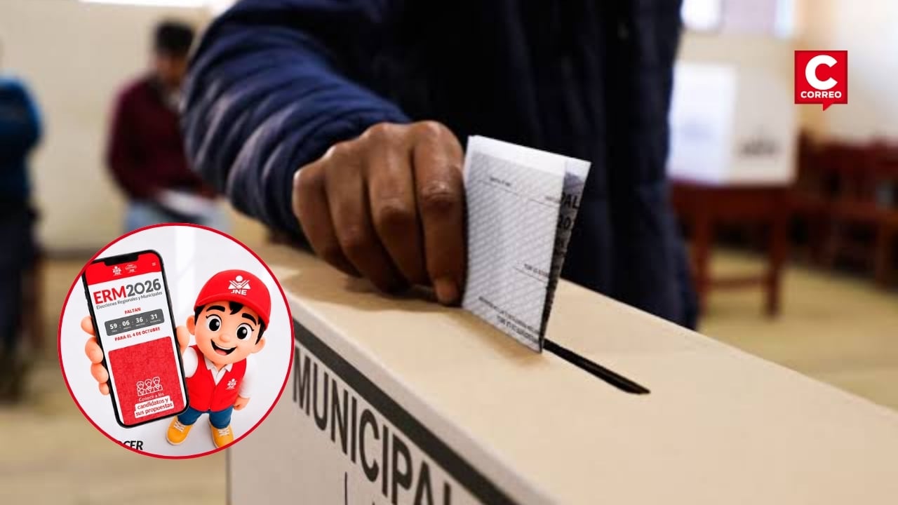 Elecciones Regionales y Municipales: JNE lanza Voto Informado para consultar candidatos y sus propuestas. Composición: Diario Correo.
