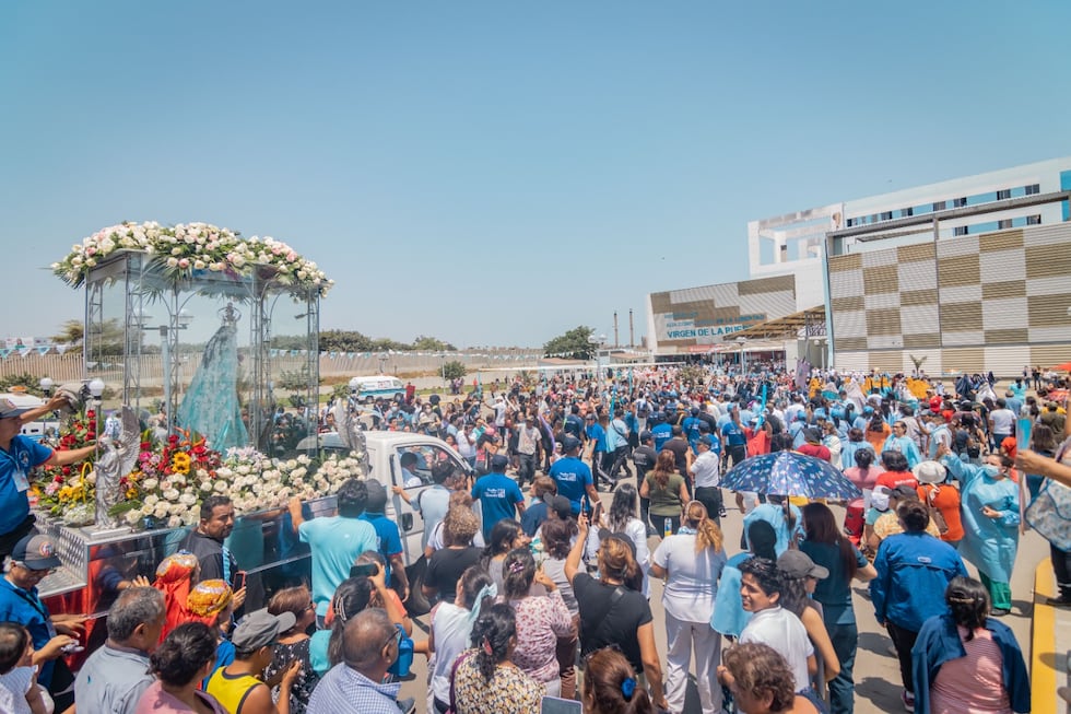 La imagen de la Virgen de la Puerta permanecerá en la ciudad de Trujillo hasta el martes 12 de setiembre.