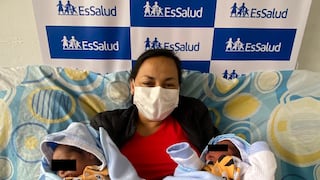 Madre con coronavirus da luz gemelos en el Hospital Sabogal