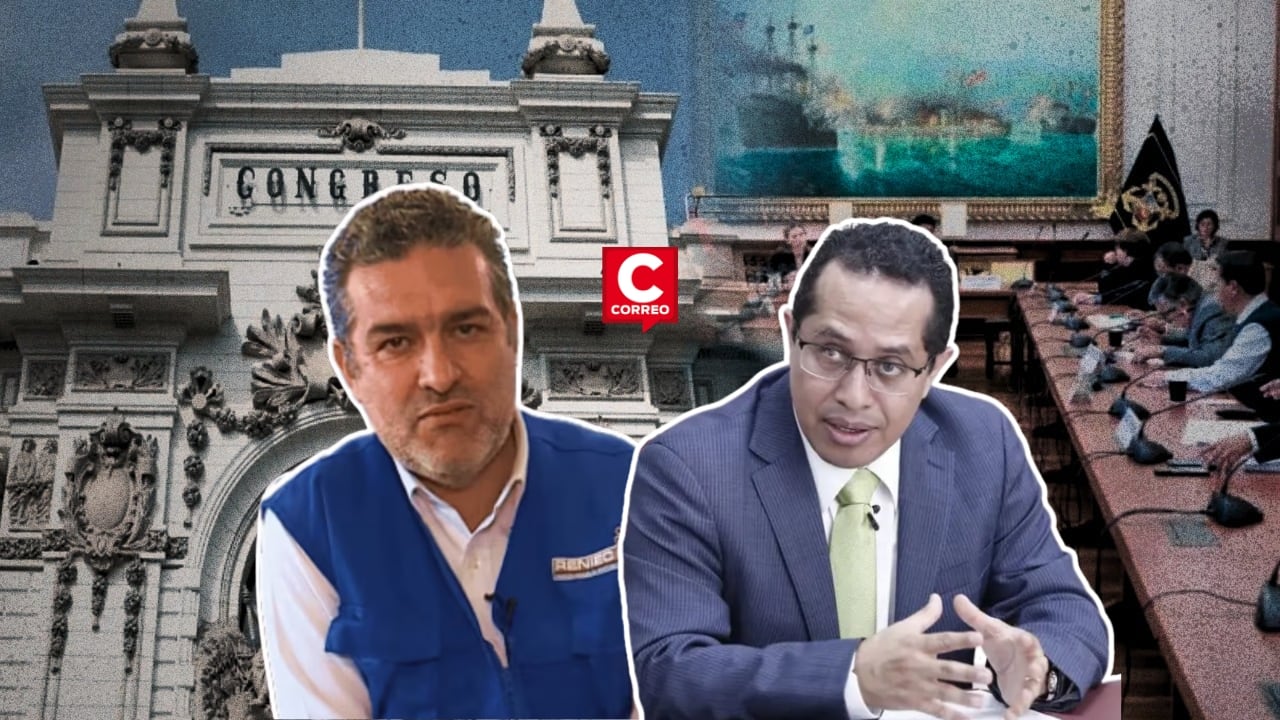 Congreso: Roberto Burneo y Bernardo Pachas deberán acudir hoy a la Comisión de Constitución. Composición: Diario Correo.