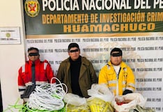 La Libertad: Detienen a tres hombres en Shorey con gran cantidad de material explosivo y arma de fuego