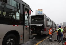 Triple choque en el Metropolitano deja al menos 40 heridos en Miraflores (FOTOS)