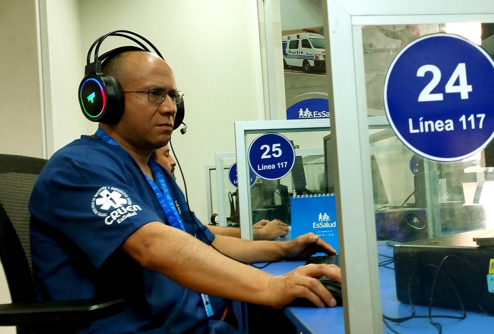 La línea 117 es gratuita.