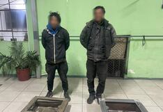 Capturan en Arequipa a dos hombres por robo de lápidas en el cementerio La Apacheta