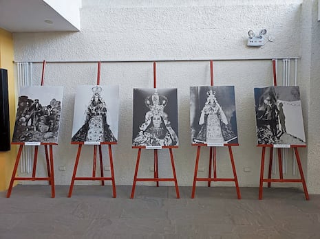 Muestra histórica de la Virgen de Chapi en la historia de Arequipa