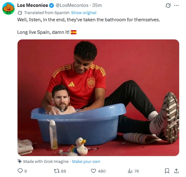 Los ‘mejores memes’ tras la victoria de España frente a Argentina.