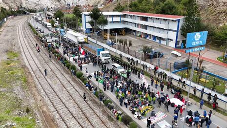 Junín: Con bloqueos de vía y marchas termina el ‘tibio’ paro regional por la Nueva Carretera Central