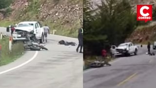 Ciudadano japonés muere en choque frontal en la vía La Oroya – Jauja