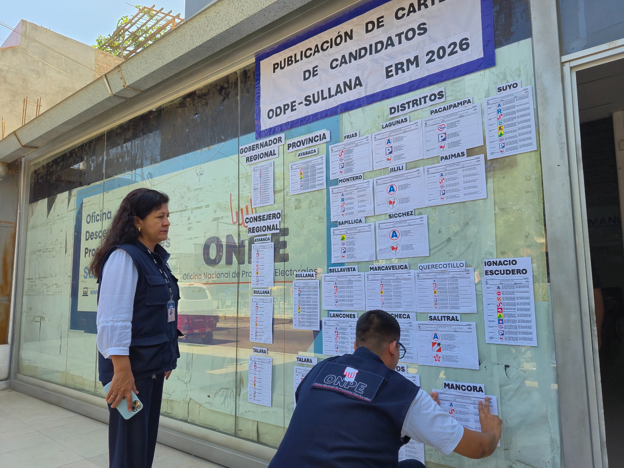 Publican cartel de candidatos para las elecciones del 4 de octubre