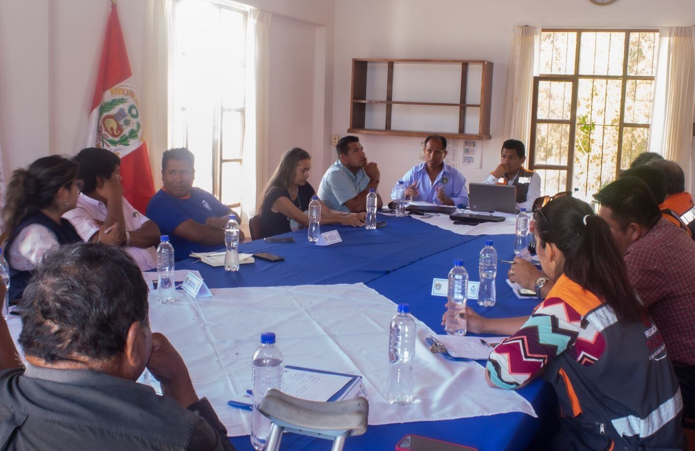 Mesa técnica de desarrollo económico del distrito de La Yarada Los Palos, en Tacna, realizada en el Instituto Nacional de Investigación Agraria. (Foto: Difusión)