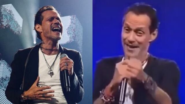 Marc Anthony es viral por raros movimientos de mandíbula en pleno concierto (VIDEO)