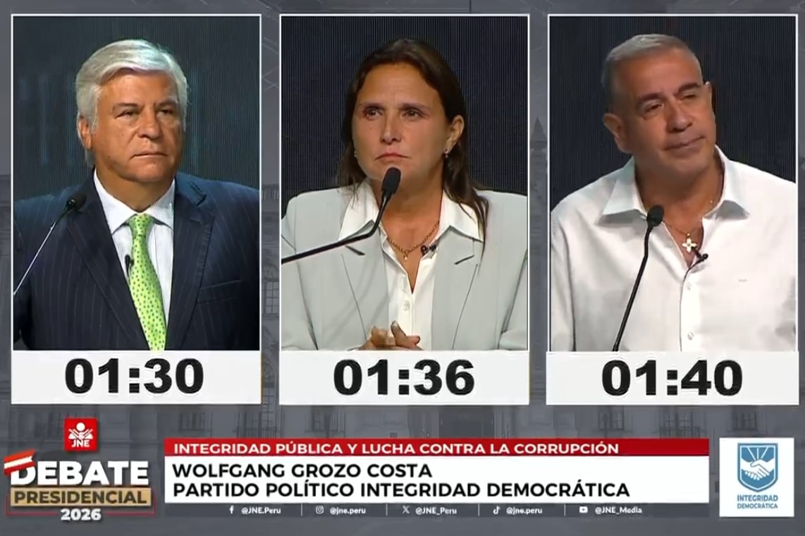 Los candidatos del grupo 3 del bloque de integridad pública y lucha contra la corrupción propusieron sanciones más severas, cambios en el sistema judicial y medidas para fortalecer la transparencia. (Captura de imagen del JNE)