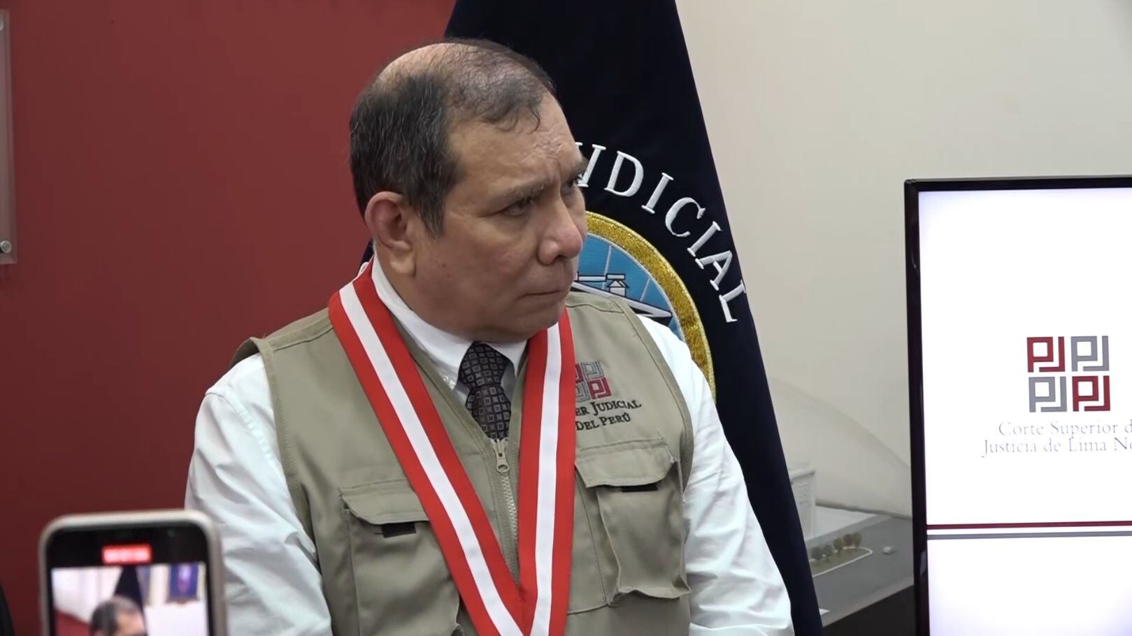 El presidente del Poder Judicial, Javier Arévalo. (Poder Judicial)