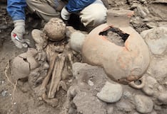 Hallan entierro prehispánico en San Isidro