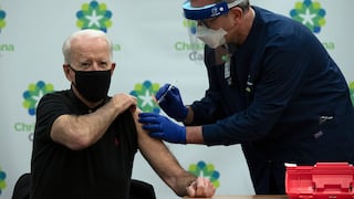 Joe Biden recibirá este lunes su tercera dosis de la vacuna contra el COVID-19