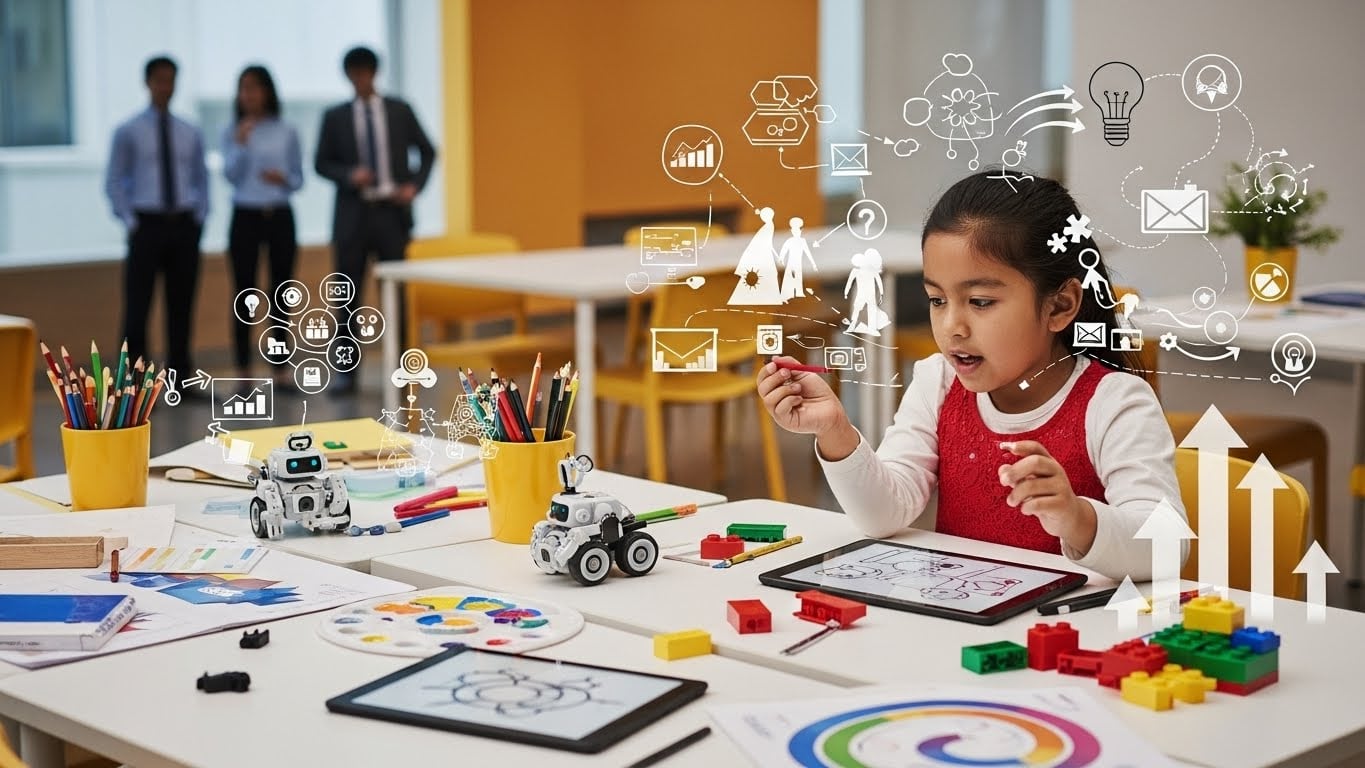 La creatividad no solo desarrolla habilidades artísticas, sino que fortalece la adaptación, la inteligencia emocional y el trabajo en equipo desde edades tempranas.