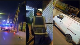 Chincha: detienen a tres presuntos implicados en robo de cables de alta tensión