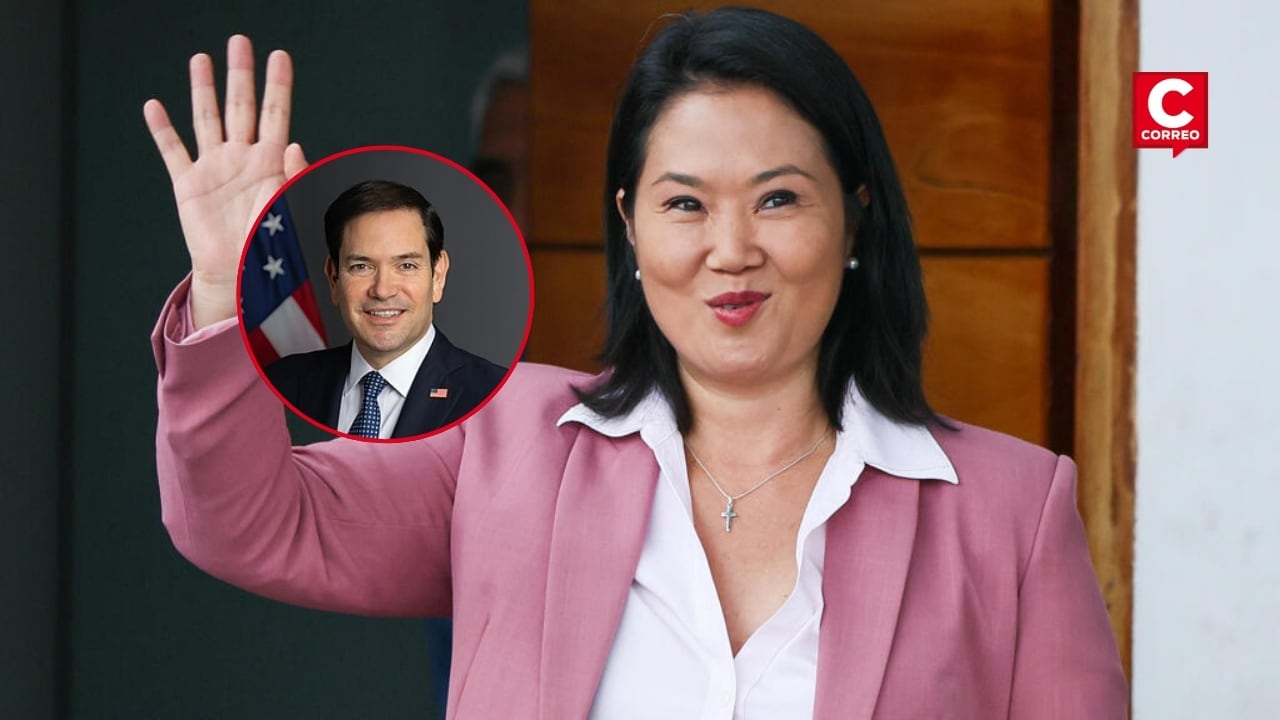Keiko Fujimori responde a Marco Rubio tras ganar las elecciones: “Espero trabajar junto a él y el presidente Trump”. Composición: Diario Correo.