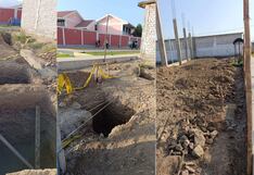 Lambayeque: Obra del gobierno regional está paralizada hace cinco meses en Oyotún