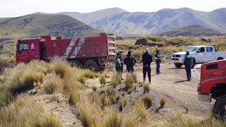Puno: Sujetos desconocidos agreden a las autoridades y frustran operativo contra extracción de materiales