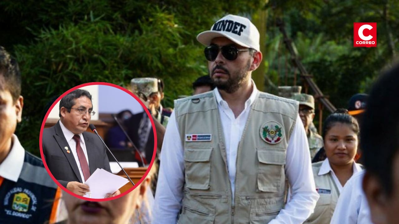 Reúnen firmas para presentación de moción de interpelación contra el ministro de Defensa, Amadeo Flores. (Foto: Composición Diario Correo - Mindef)