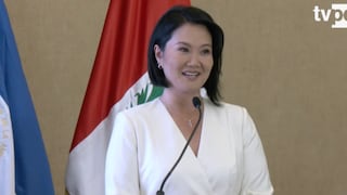 Keiko Fujimori destaca modelo de seguridad de Bukele y plantea estudiarlo para aplicarlo en Perú