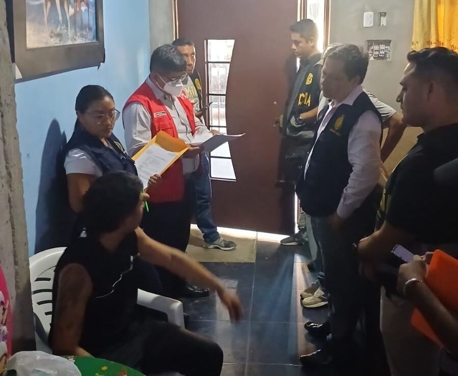 Agentes llegaron hasta la vivienda