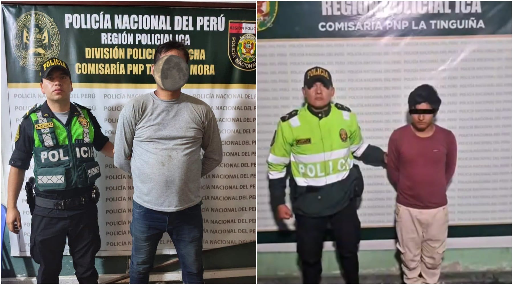 Ica: capturan a requisitoriado por hurto agravado y otro por delito contra la libertad sexual