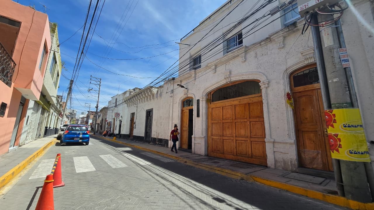 Calle Beaterio y su historia en Arequipa. (Foto: Yunsu Pariapaza/@photo.gec)