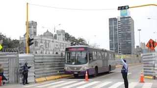 ATU reabre dos carriles en Paseo Colón y agiliza ruta del Corredor Morado