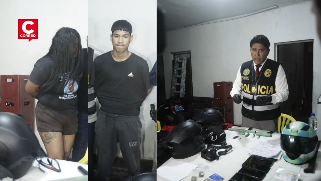 La Policía halló una pistola cargada, un arma artesanal y cartuchos durante el operativo. (Fotos: @photo.gec)