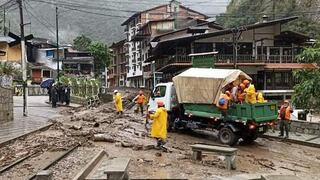 Machu Picchu: cuatro heridos, un desaparecido, 5 damnificados, viviendas afectadas y puente colapsado deja huaico 
