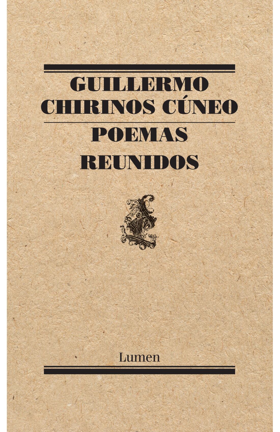 Portada del libro "Poemas reunidos" (Foto: Lumen)