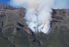 Incendio forestal en Alca no puede ser controlado tras cuatro horas