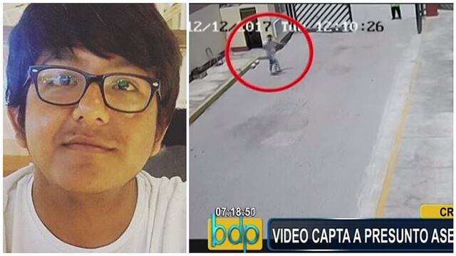San Marcos: Presunto asesino de estudiante fue captado por cámaras de seguridad (VIDEO)