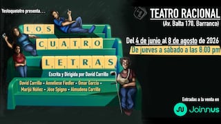 “Los Cuatro Letras”: David Carrillo estrena comedia dramática sobre amistad y memoria en Barranco