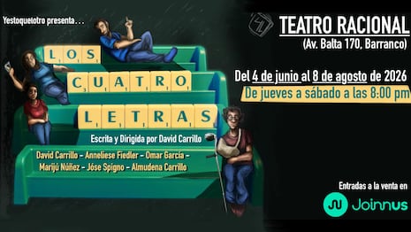“Los Cuatro Letras”: David Carrillo estrena comedia dramática sobre amistad y memoria en Barranco