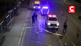 Hombre es asesinado a balazos en paradero de Surco (FOTOS)