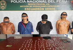 Ica: desarticulan a “Los Intocables de Guadalupe” con más de 100 envoltorios de droga