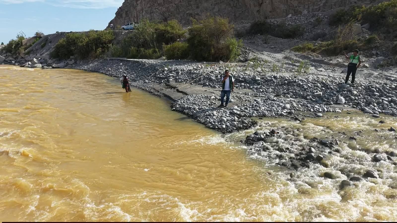 Río Tambo con coloración amarillenta genera preocupación a agricultores (Foto: Municipalidad de Islay)