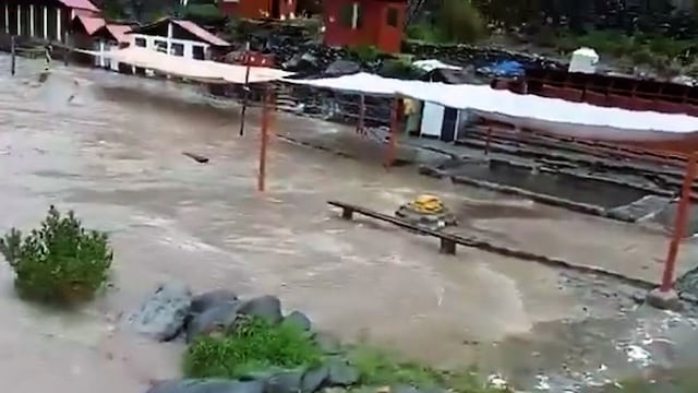 Arequipa: Río Colca se desborda y daña las pozas termo medicinales de Coporaque y Yanque