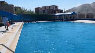 Municipalidad de Cocachacra habilita piscina municipal para niños y adultos