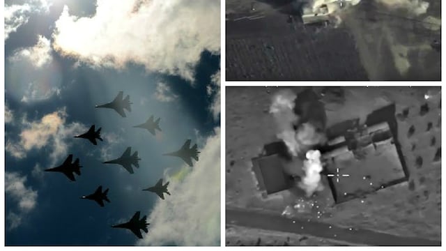 Siria: La aviación rusa bombardea 63 objetivos del Estado Islámico en 24 horas
