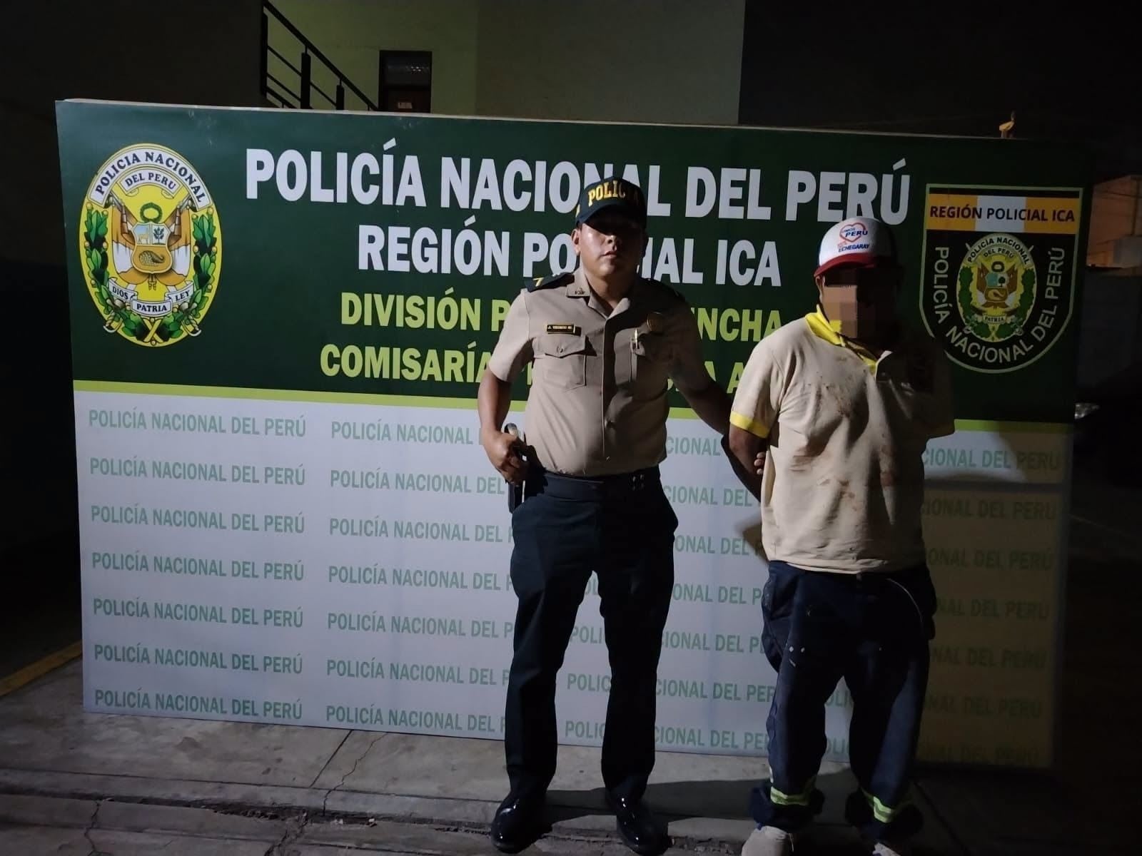 Chincha: acusado de atacar con un cuchillo de 30 centímetros a su pareja en su vivienda