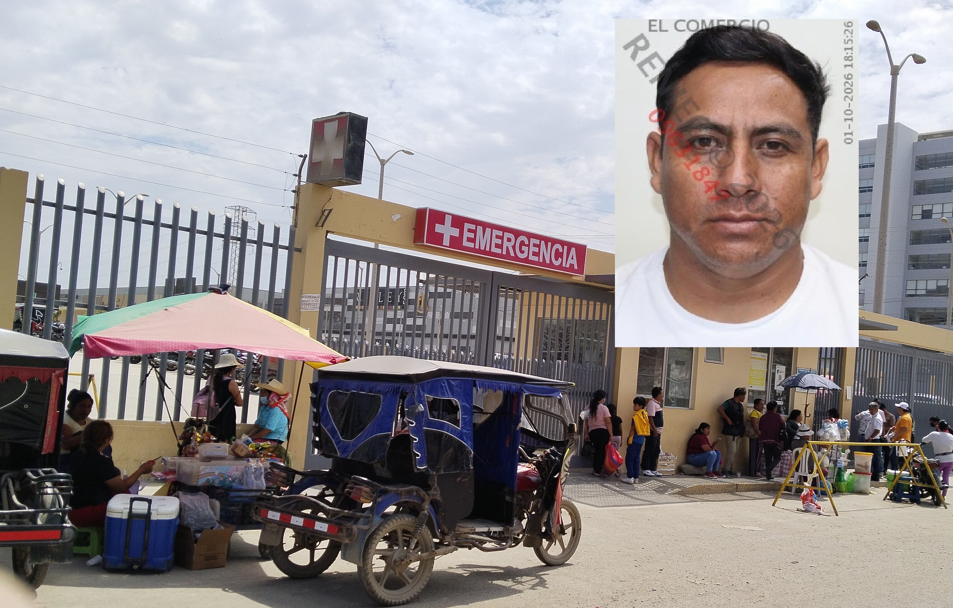 Hombre estuvo internado en el Hospital Regional Lambayeque.