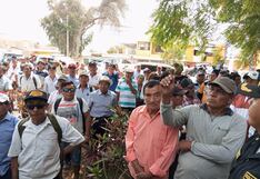 Piura: Agricultores piden derogar la ley de usuarios de agua