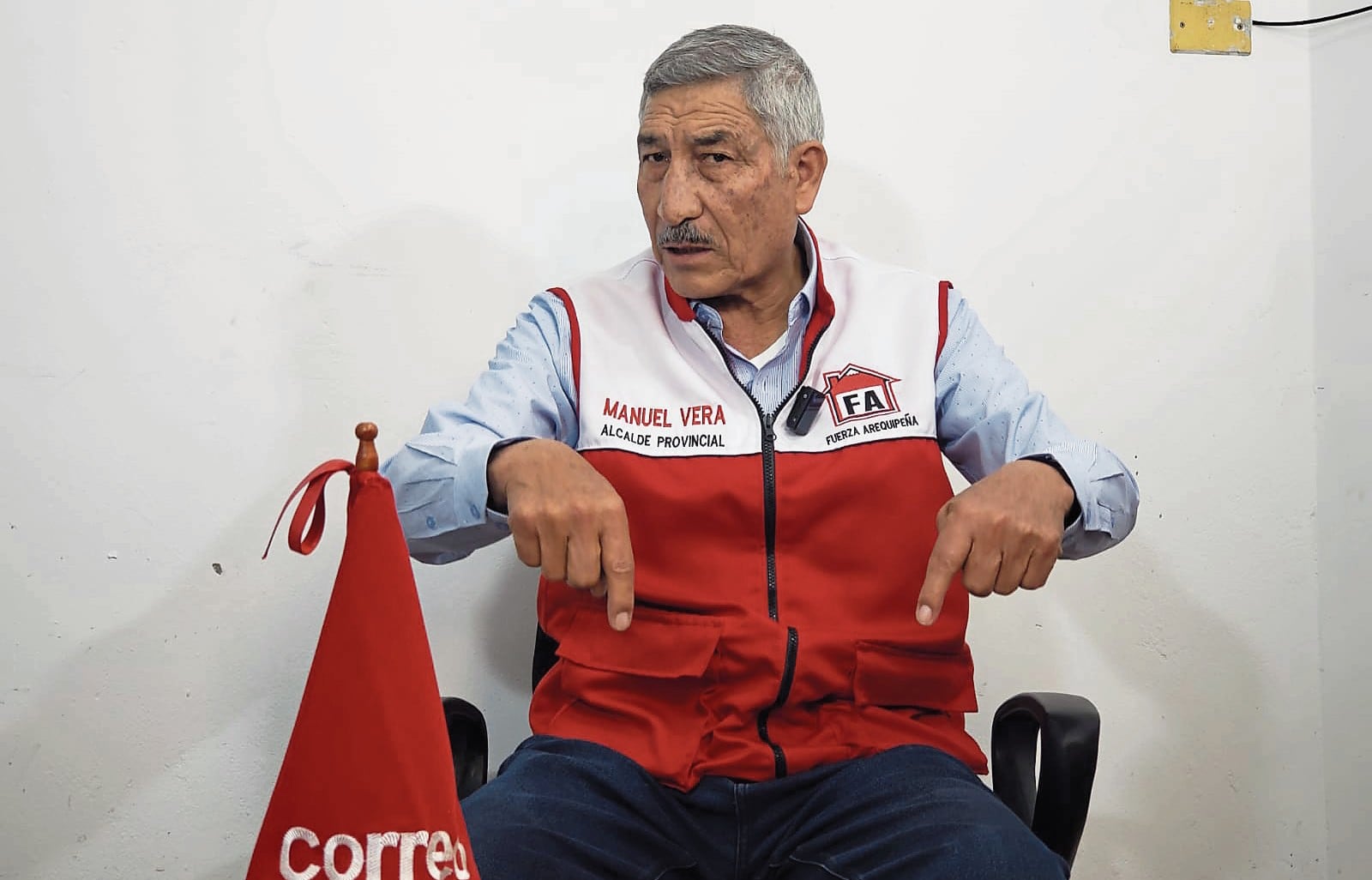 Manuel Vera, candidato a la alcaldía de Arequipa