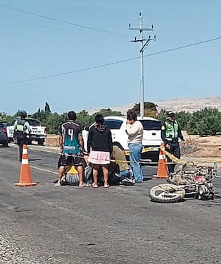 El 1 de enero del 2025 se dio la colisión entre las dos motocicletas. (Foto: Difusión)
